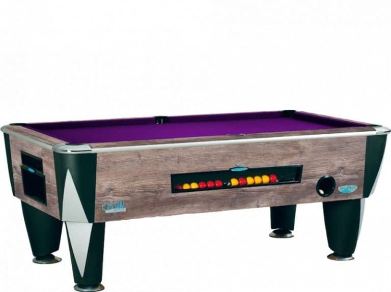 Billard Anglais monnayeur SAM Atlantic Automatique Blue Oak 7FT
