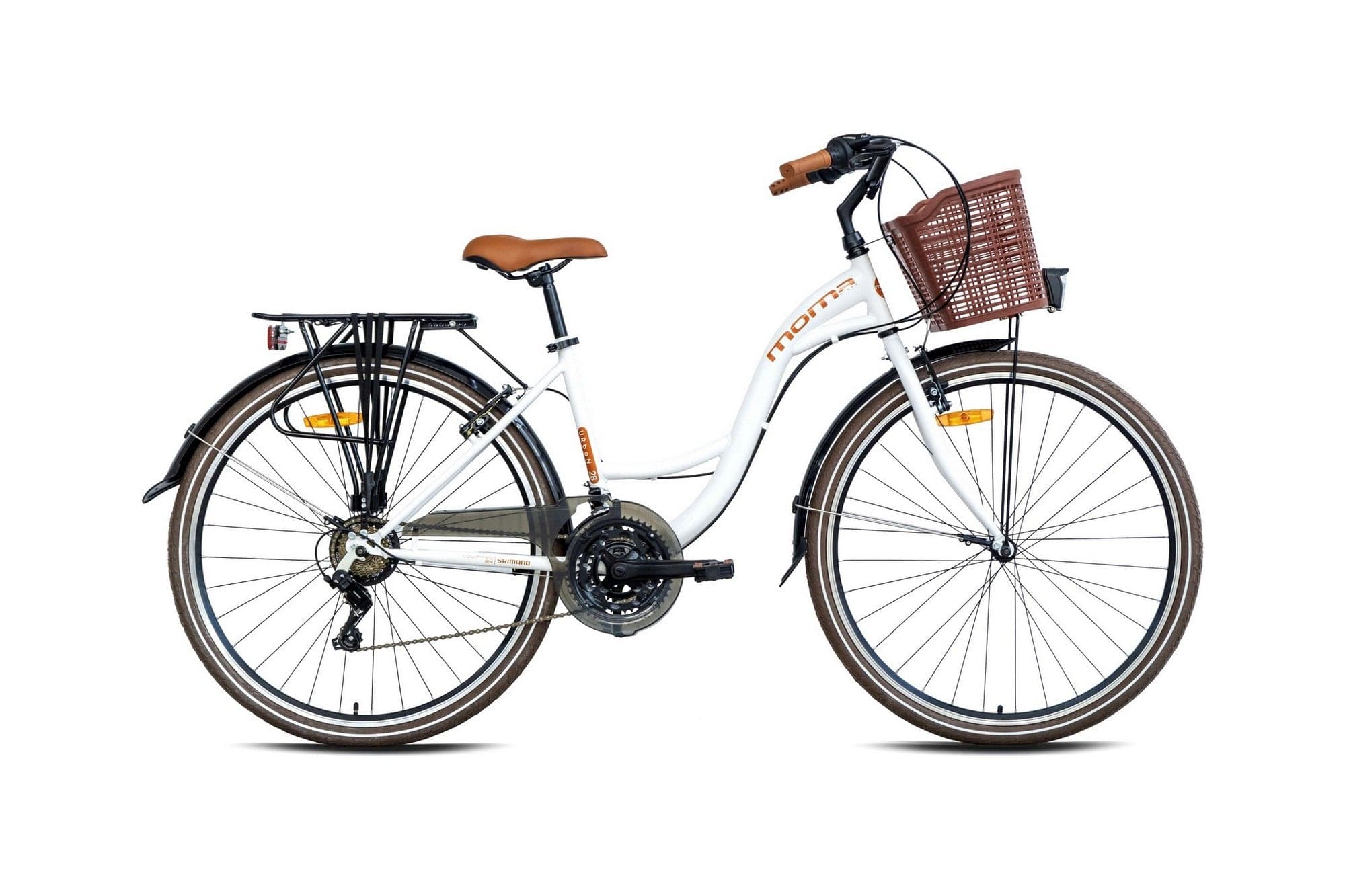 Bicicleta da cidade Urban 28 Branca - XL