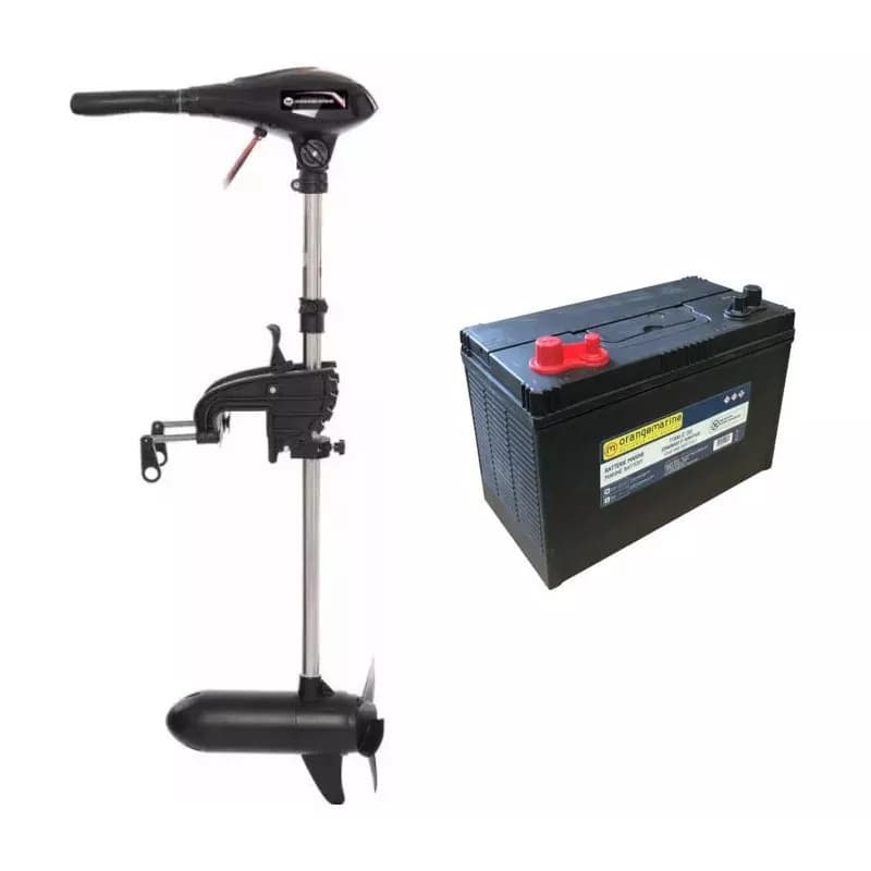 Pack Moteur Électrique 65lbs + Batterie à Décharge Lente 75ah