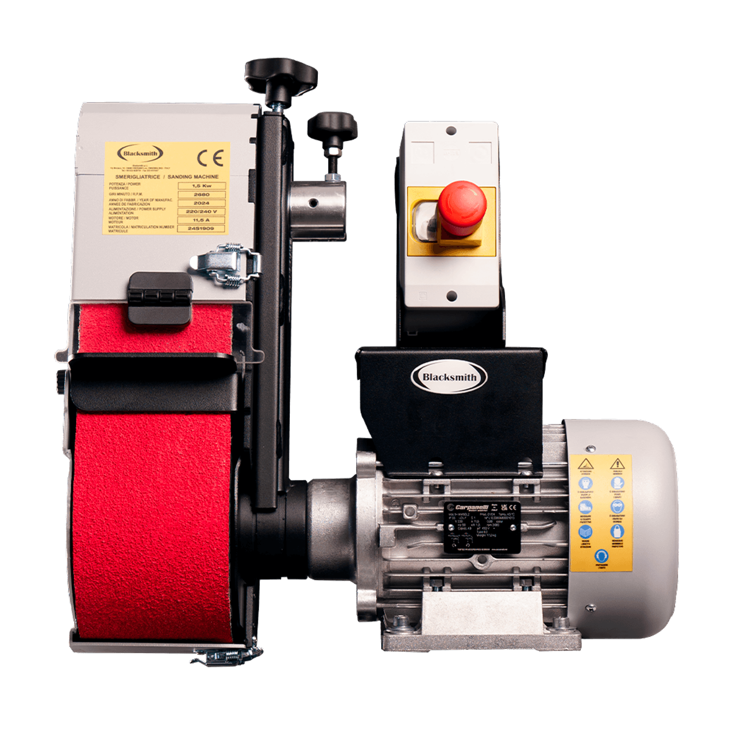 Ponceuse Blunt Blacksmith 2680 rpm 1.5KW Gauche