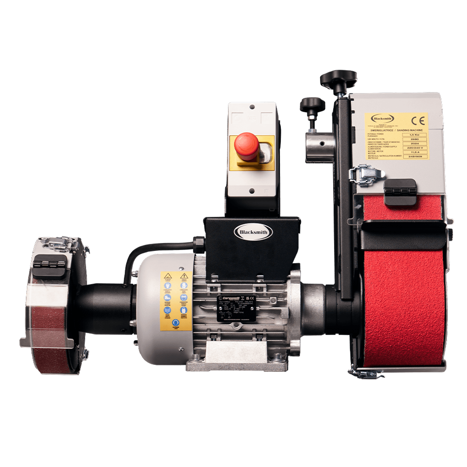 Ponceuse DOUBLE Blunt+50 Blacksmith 1.5 KW Droite