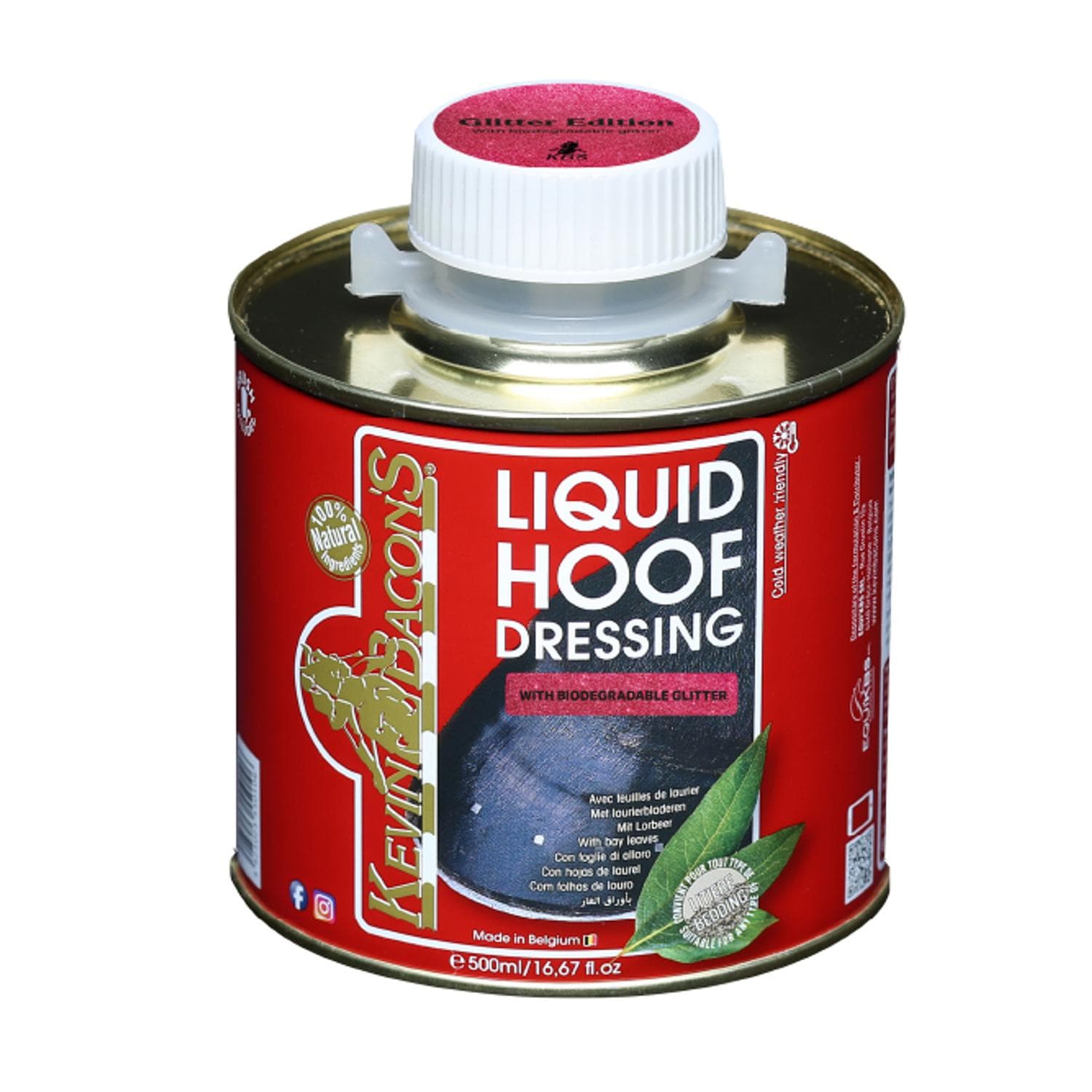 Liquid Hoof Dressing Glitter Edition - Pink NEW - Kevin Bacon