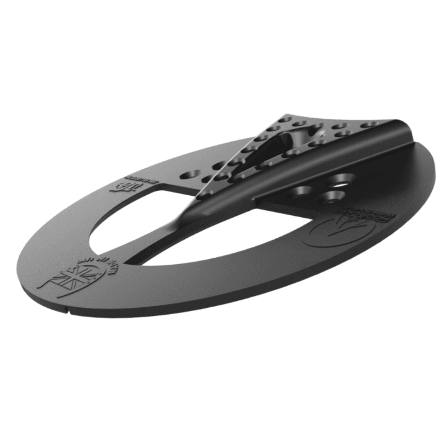 PLAQUE FURCALE SEMI-OUVERTE HM N°3 (2x0-0) Jim Blurton