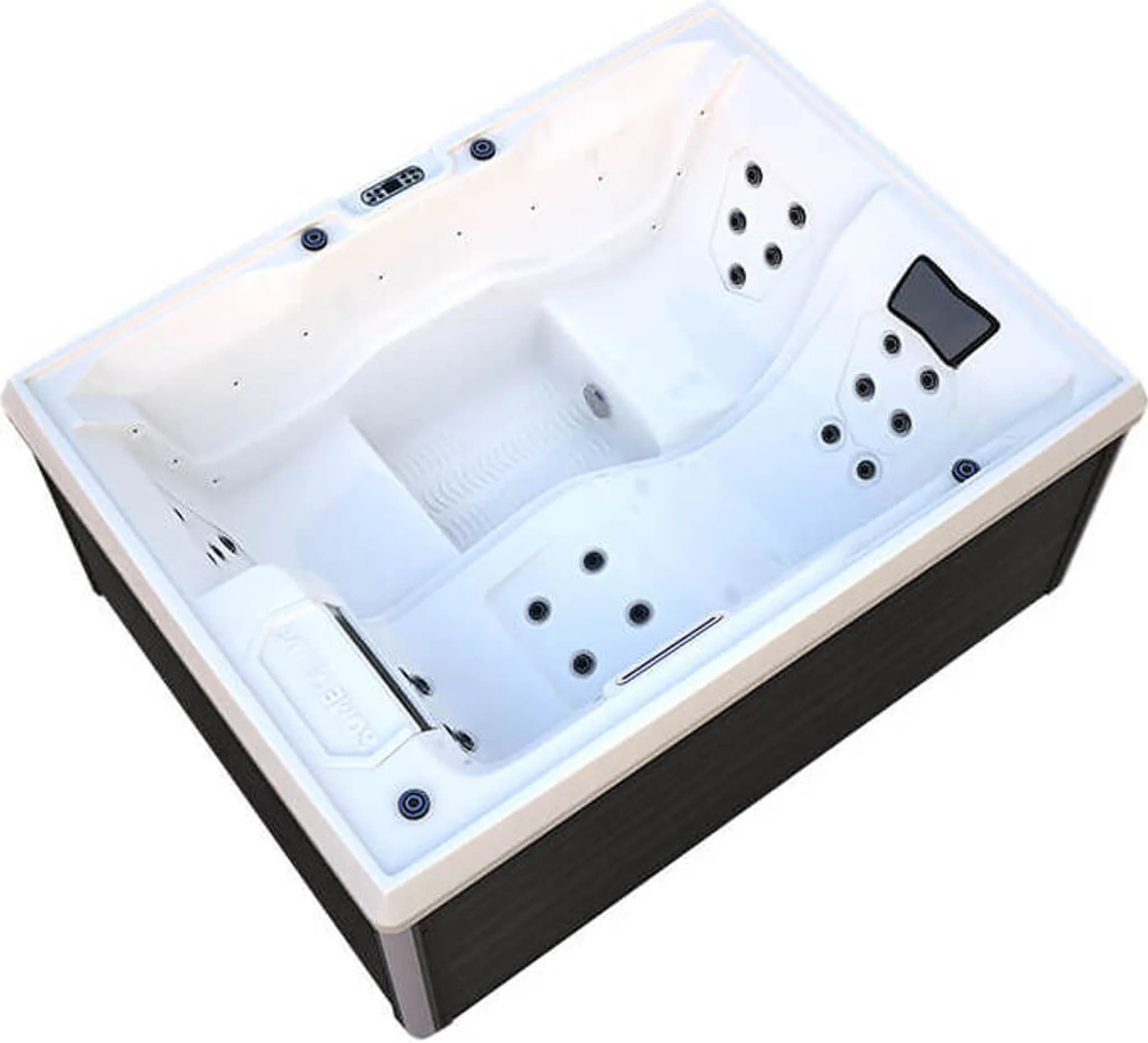 HOME DELUXE Whirlpool »Outdoor Whirlpool STREAM« inkl. Heizung, 24 Massagedüsen & LED's