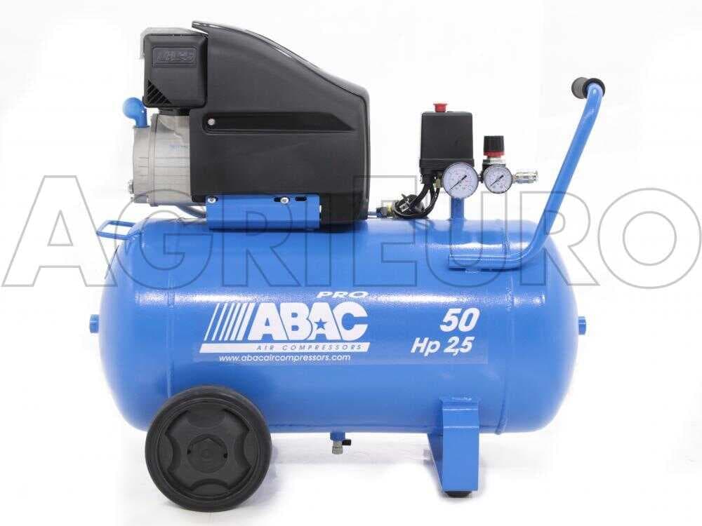 ABAC MONTECARLO L25P - Einphasiger elektrischer Luftkompressor - Motor 2,5 PS - 50 lt