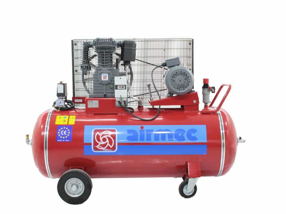 Airmec CR 304 K28+S - Kompressor mit Riemenantrieb - 400V Elektromotor - 270 Lt