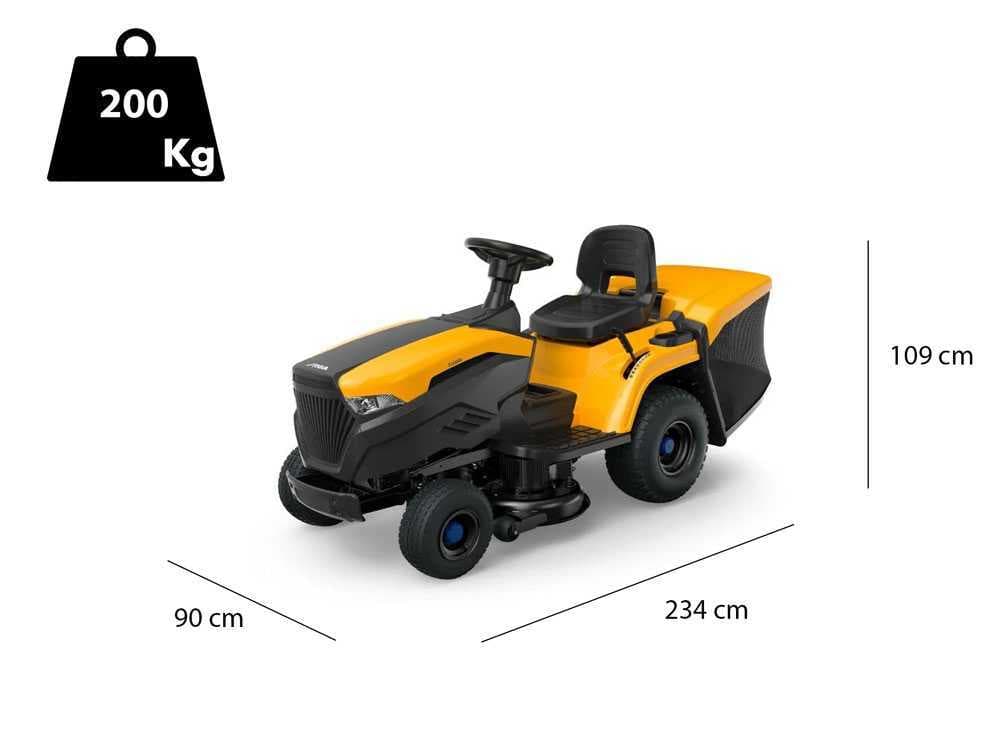 Akku-Rasentraktor Stiga Estate 384e - Fangkorb - Leistung 48V/30Ah