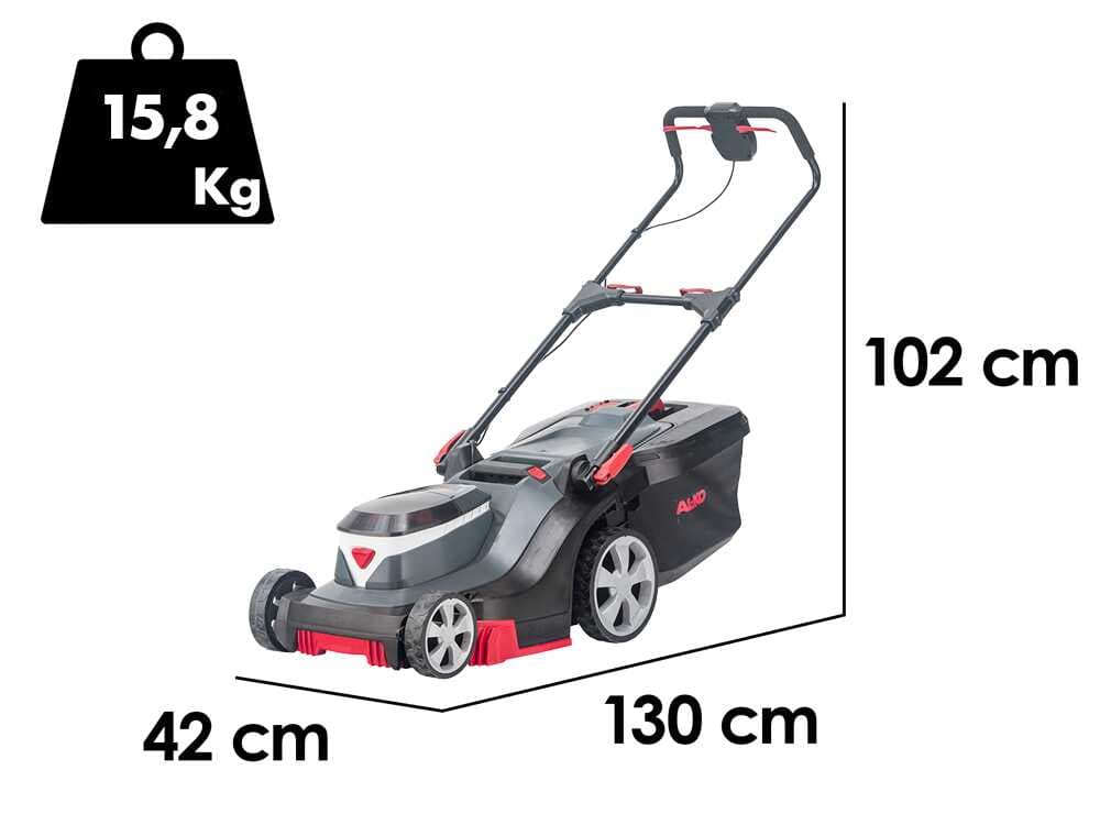 AL-KO 382 Li Premium - Akku-Rasenmäher - Schnittbreite 38 cm - 2x 18V/5,0Ah