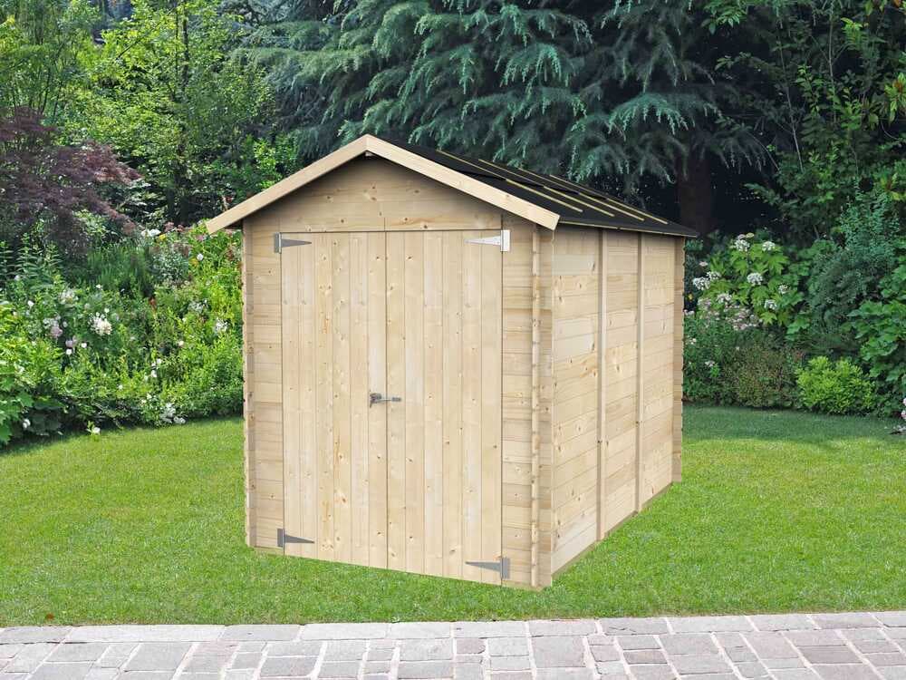 Alce Fiamma 178x273 – Gerätehaus aus Holz – 178x273x226 cm
