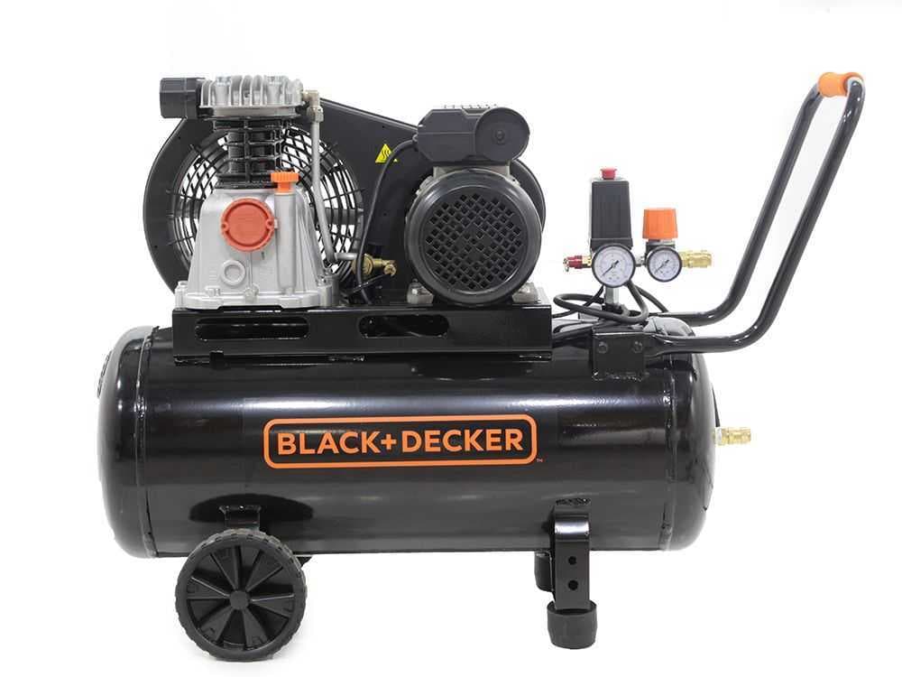 Black & Decker BD 220/50 2M - Elektrischer Kompressor mit Riemenantrieb - Motor 2PS - 50Lt