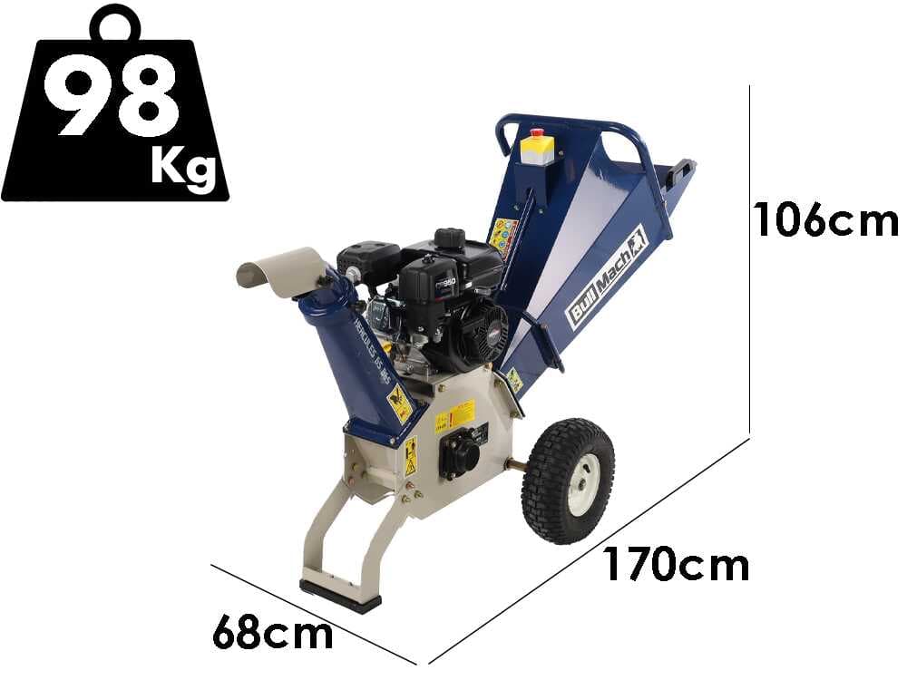 BullMach Hercules 65 B&S - Benzin Häcksler - Motor B&S CR950