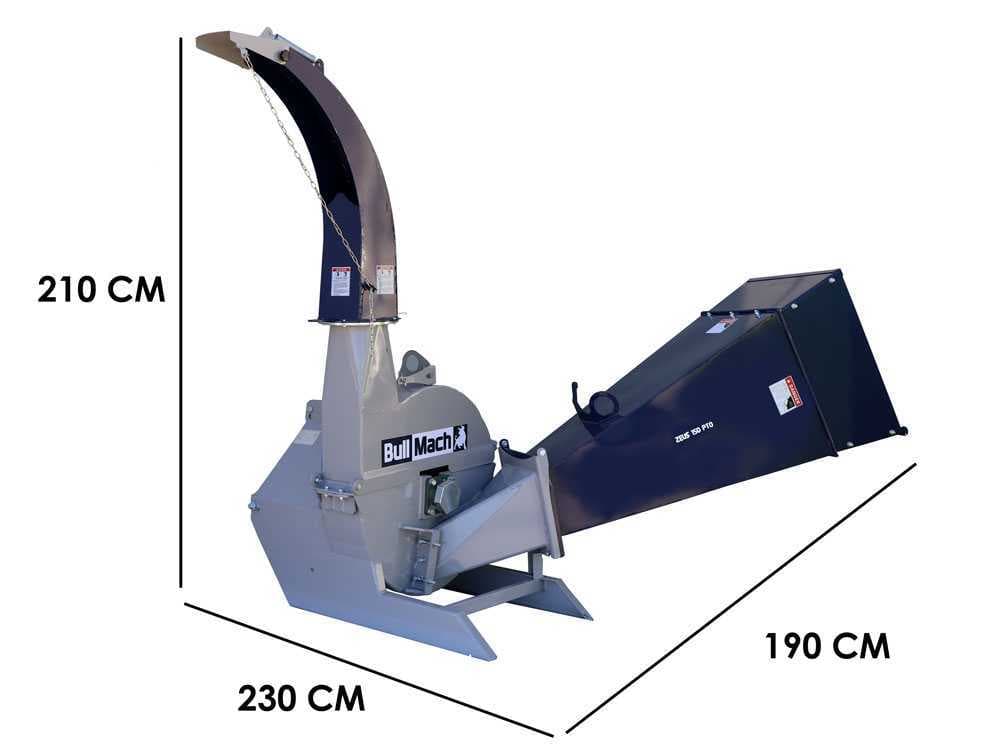 BullMach ZEUS 150 PTO - Häcksler für Traktoren - mit Dreipunktaufnahme