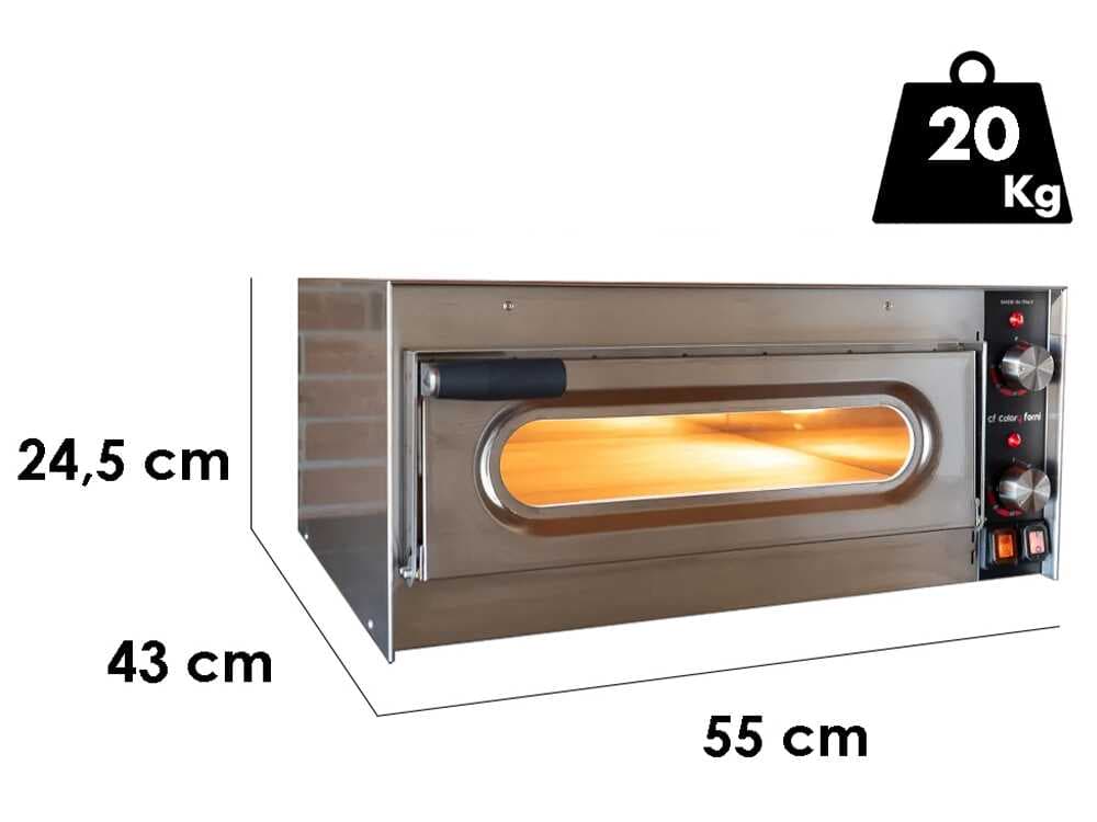Calory Forni CF55M - Pizzaofen - Mechanisch
