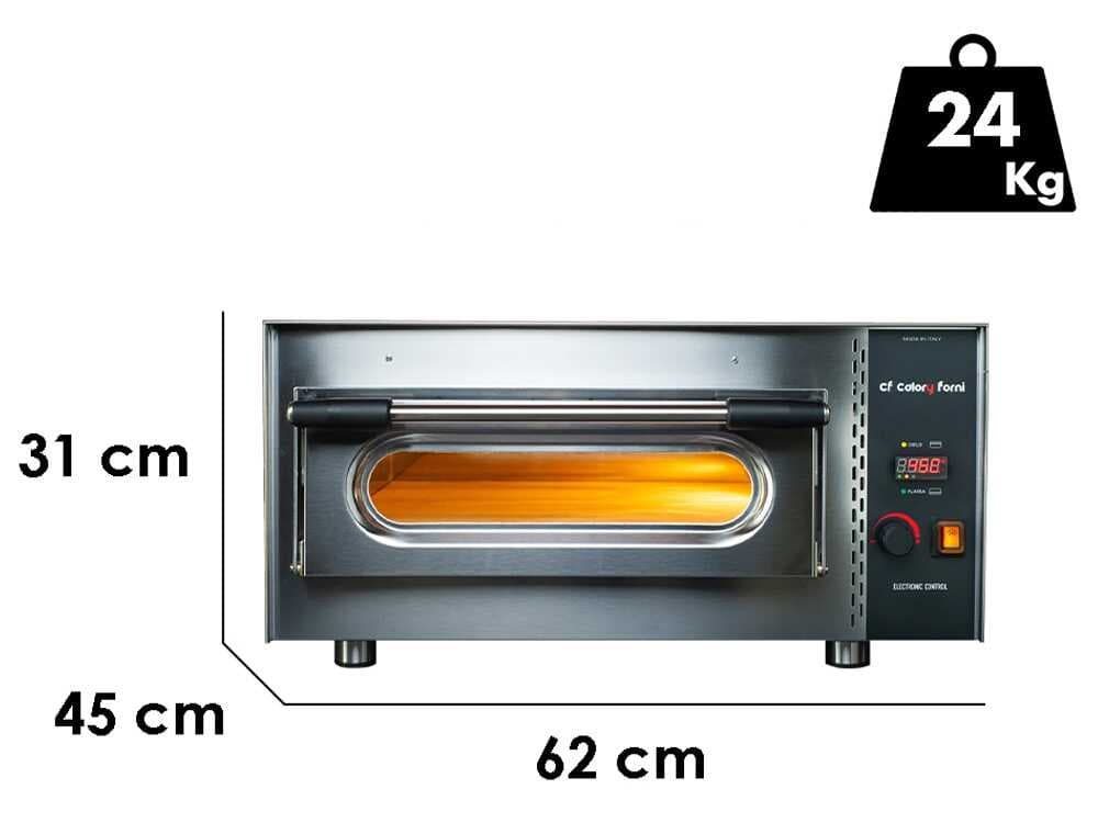 Calory Forni CF62E - elektrischer Pizzaofen - 2800 W