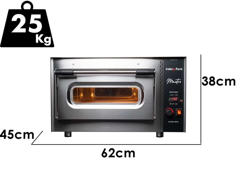 Calory Forni CF62E Mastro - Elektrischer Hochkammer-Pizzaofen