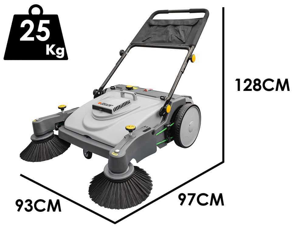 Comet CSW 950 MF - Handkehrmaschine zum Schieben mit Fangkorb
