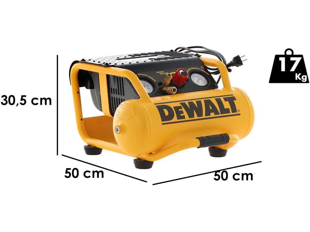DeWalt DPC10RC-QS - Kompressor ölfrei 10-Liter Tank