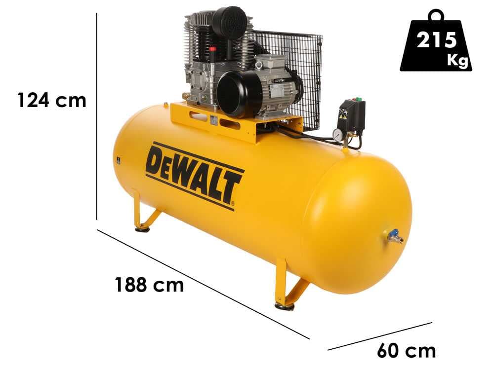DeWalt DXCMB75T500HFE - Dreiphasiger elektrischer Riemenkompressor - Motor 7,5 PS – 500 l