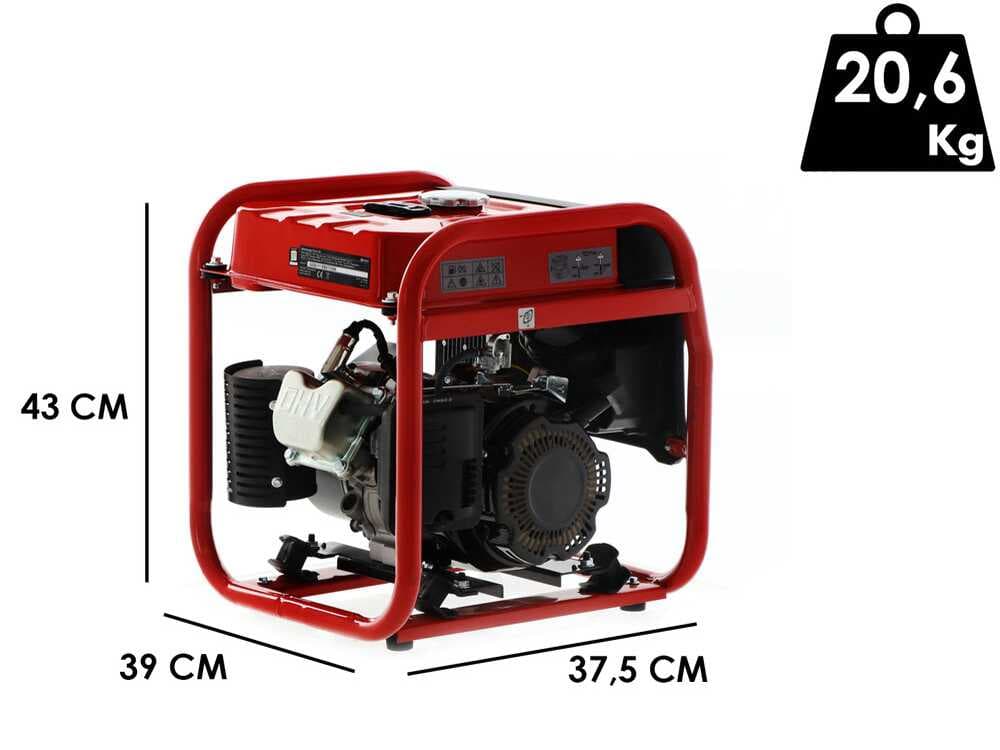 Einhell TC-IG 1100 - Benzin-Inverter Stromerzeuger 1,4 kW - Dauerleistung 1.1 kW - 230V