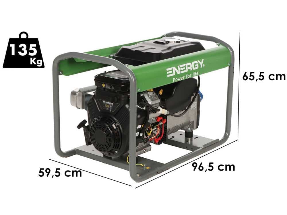 Energy EY-16TBE AVR - Benzin-Stromerzeuger mit AVR 11,2 kW - Dauerbetrieb 10Dreiphasig