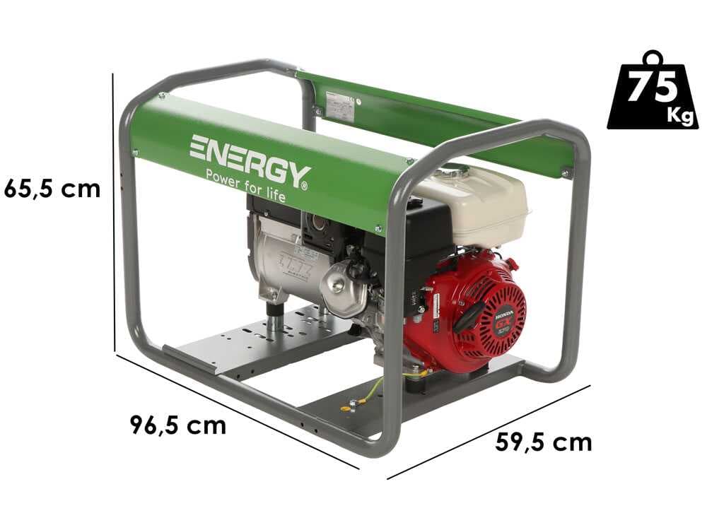 Energy EY-5,5TB - Benzin-Stromgenerator 4,1 kW - Dauerleistung 3,6 Dreiphasig