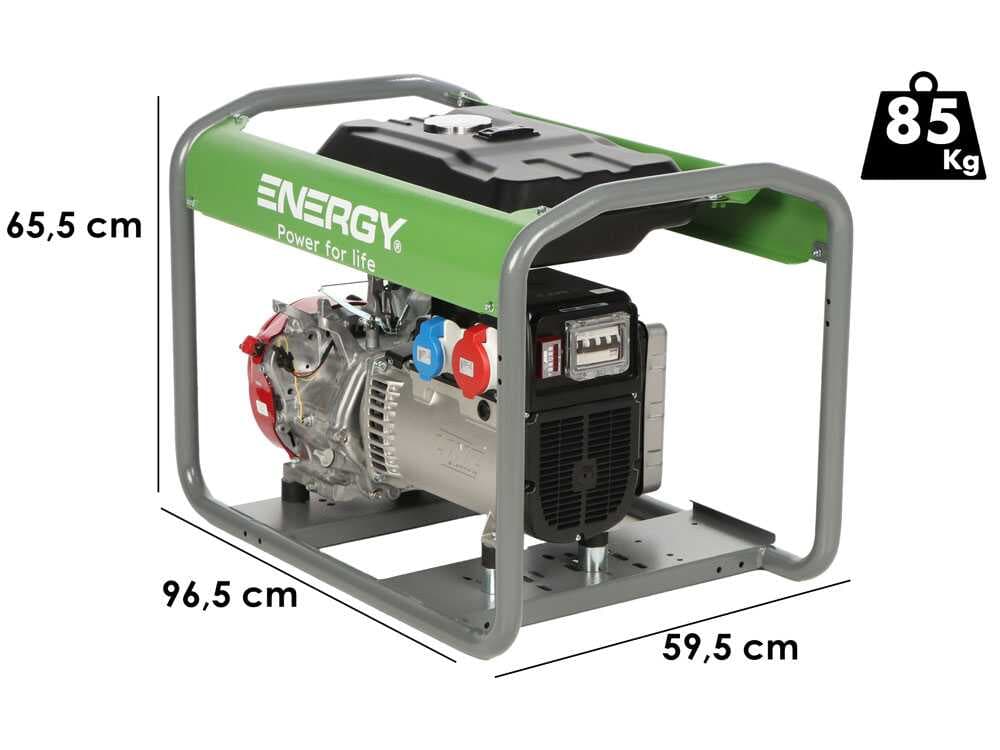 Energy EY-7TB AVR - Benzin-Stromgenerator mit AVR 6 kW - Dauerleistung 5,4 Dreiphasig