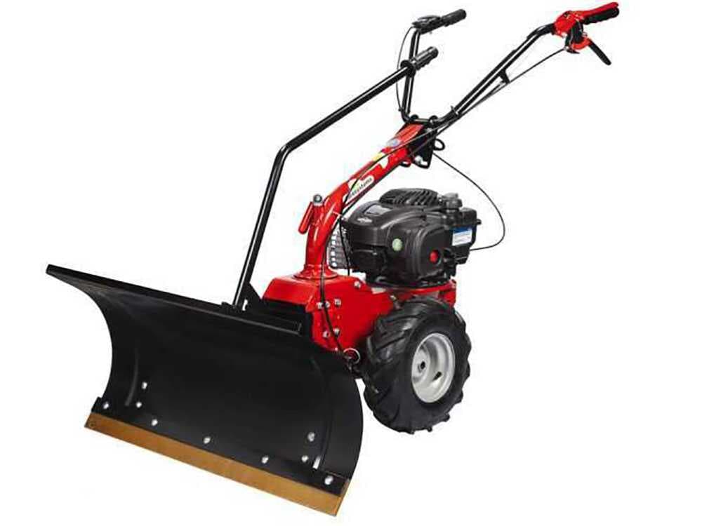 Eurosystems M210 - Mehrzweckgerät mit Schneeschild - mit B&S 450 Benzinmotor