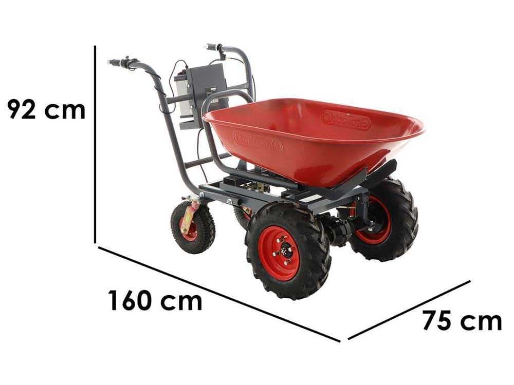 GeoTech CAR 300T-100 - Akku-Schubkarre - Akku 40V 6 Ah