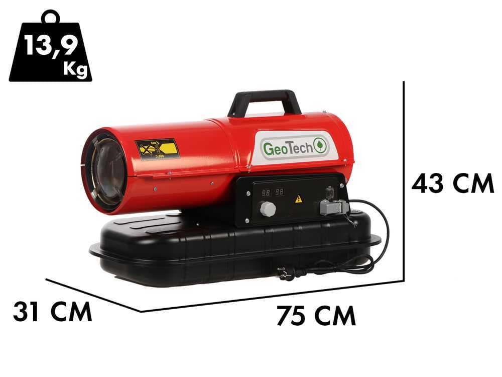 GeoTech DH 2000 - Diesel Heizgerät - direkte Heizung