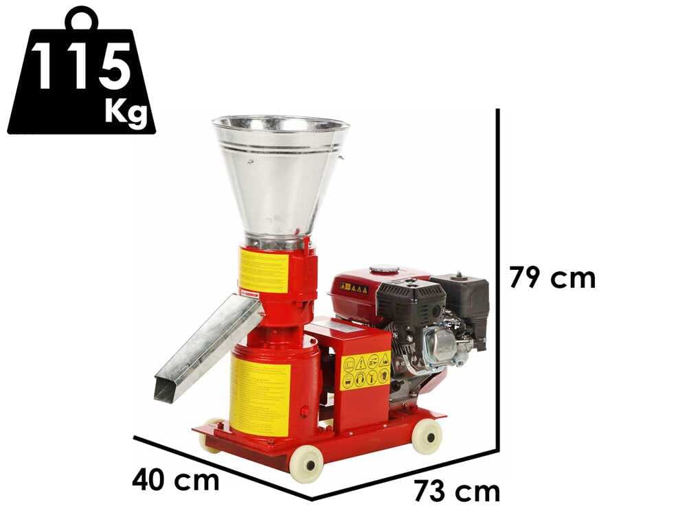 GeoTech GWPM150 - Pelletpresse mit Benzinmotor - Pelletherstellung für die Heizung