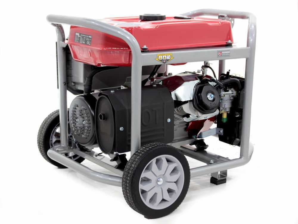 GeoTech Pro GGP 8000 - Benzin Stromerzeuger 230V - mir AVR - 6.5 kW - Dauerleistung 6 Kw