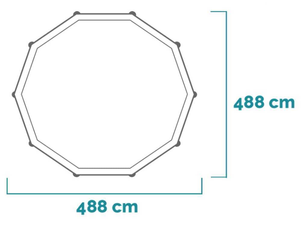 Intex Ultra XTR Frame 26326NP - Ø488x122 cm - RundPool