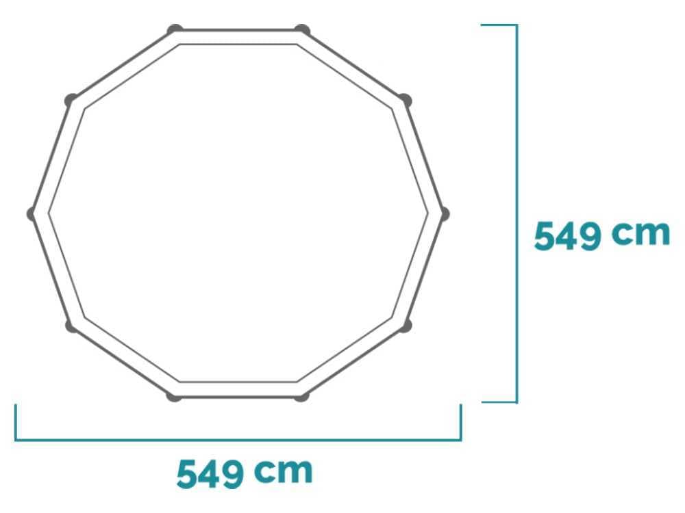 Intex Ultra XTR Frame 26330NP - Ø549x132 cm - RundPool