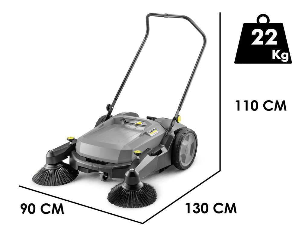 Kärcher Pro KM 70/20 C 2SB - Handgeführte Kehrmaschine - mit Fangkorb