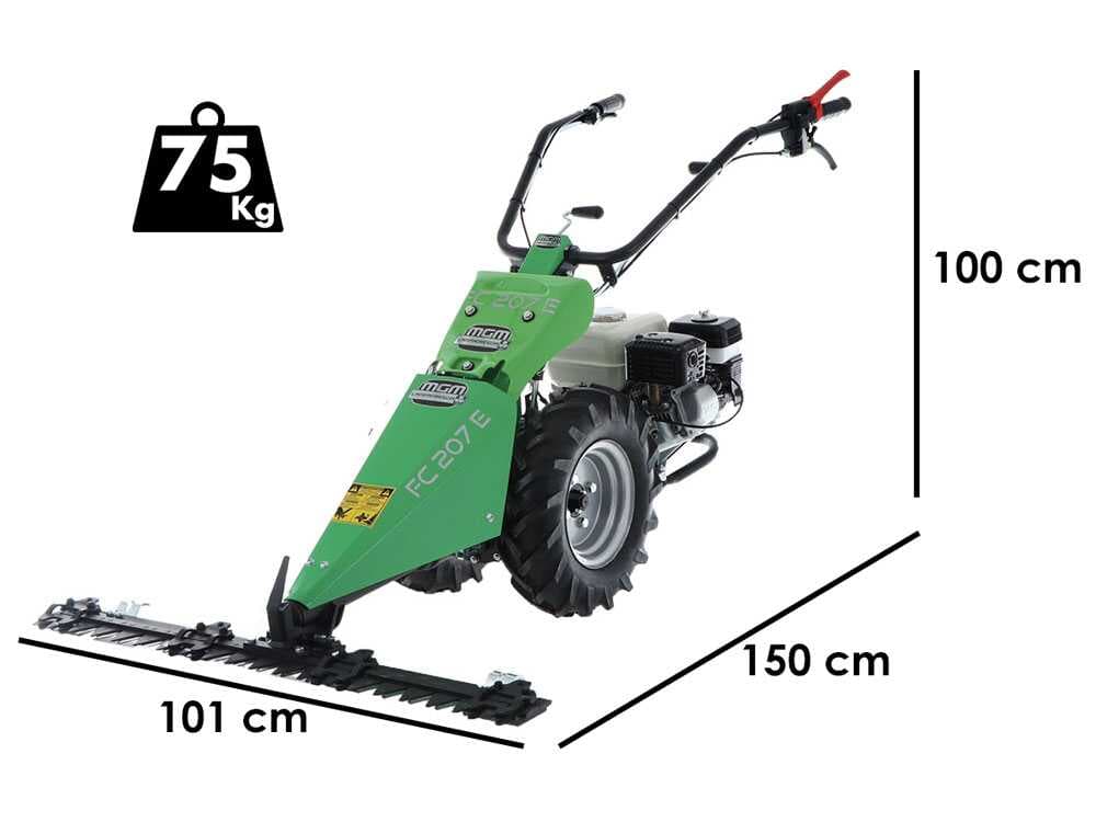Lampacrescia MGM FC 207 E – Mehrzweckgerät Balkenmäher – Honda GX160