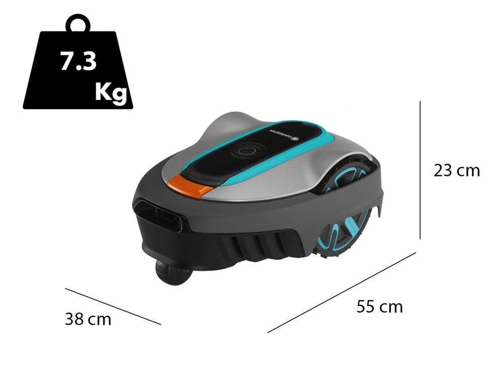 Mähroboter Gardena SILENO city 600 - Bluetooth - Schnittbreite 16 cm