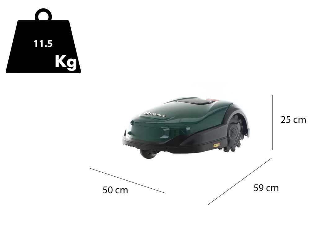 Mähroboter Robomow RK 3000 PRO mit Lithium-Akku 18V - 7.2 Ah