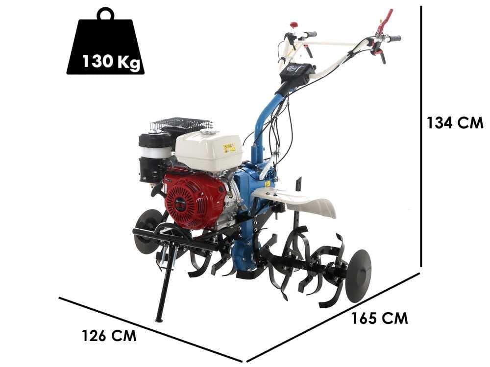 Motorhacke AGT 13000 mit HONDA Motor GX390cc von 389ccm - 2 Vorwärtsgänge + 1 Rückwärtsgang