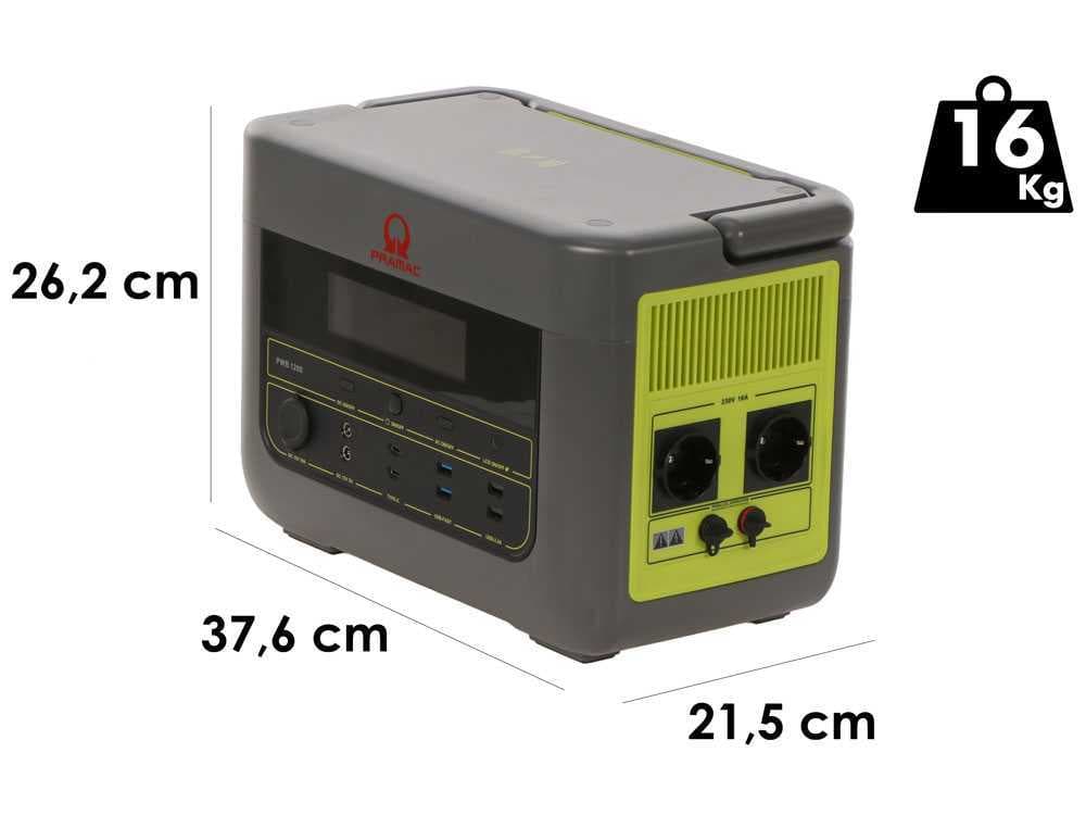 Pramac PWB 1200 - tragbare PowerStation - 1200W - 1075 Wh/25.6V