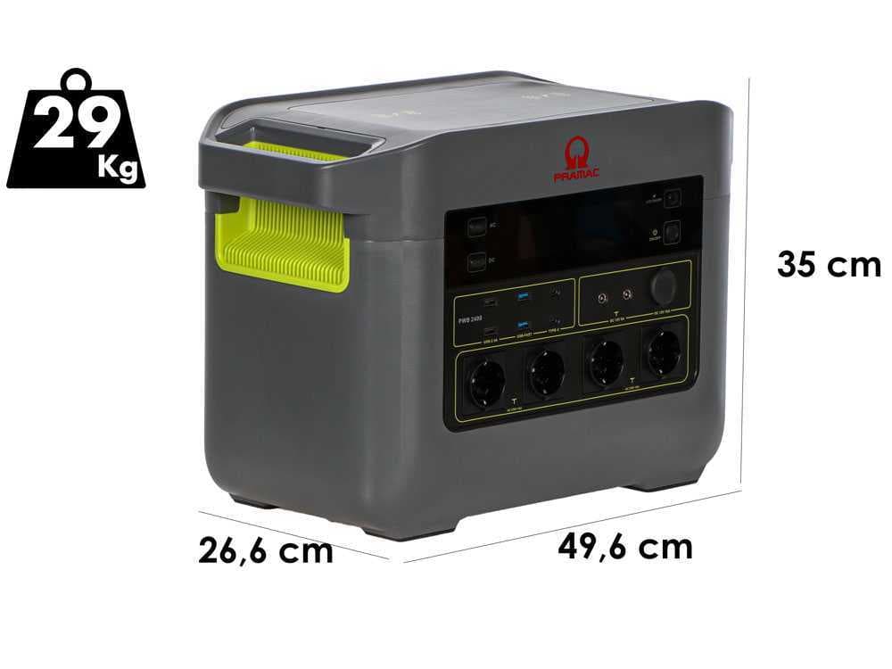 Pramac PWB 2400 - Tragbare PowerStation - 2400W - 2150 Wh/51.2V