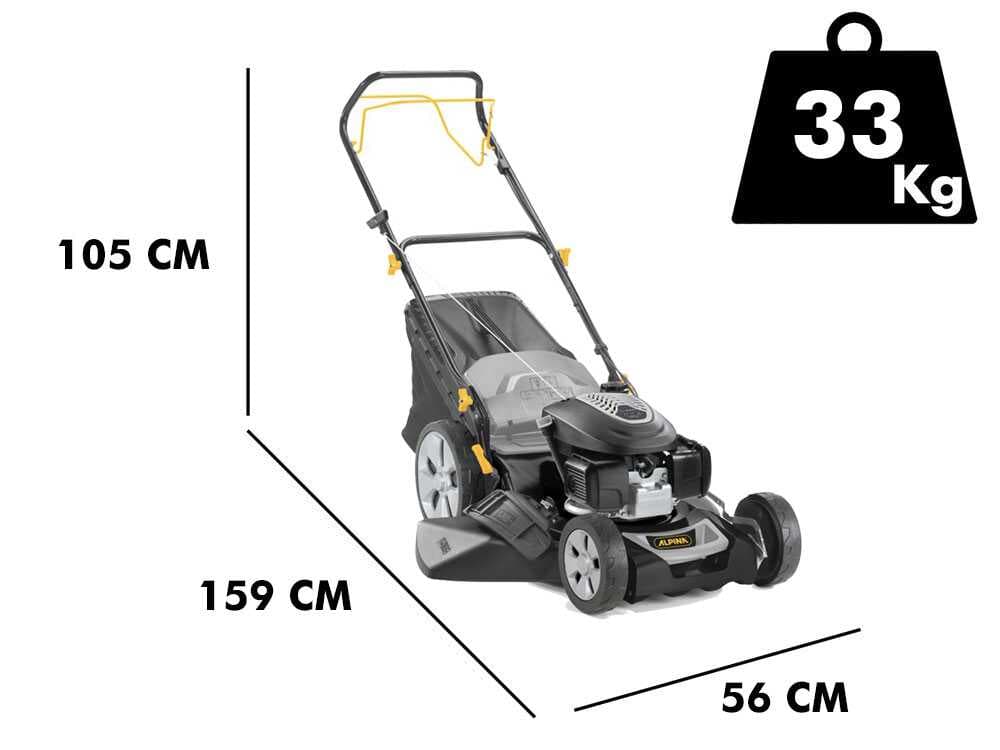 Rasenmäher mit Radantrieb Alpina A5 51 SHQ - 51cm Benzinmotor Honda GCVx170