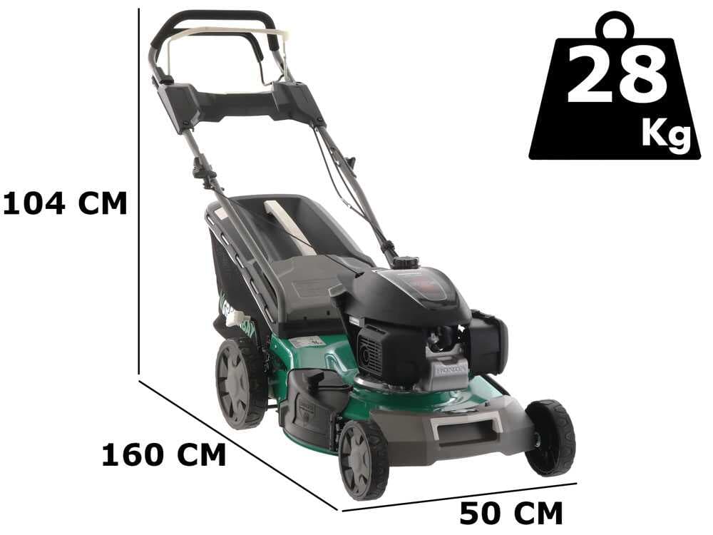 Rasenmäher mit Radantrieb GreenBay GB-LM 51 H - 4 in 1 Schnittsysteme - Honda GCVx170 Motor - 51cm Schnittbreite