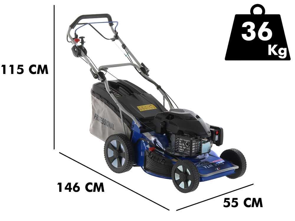 Rasenmäher mit Radantrieb Ma.ri.na Systems YLM 354S VV - Schnittbreite 52cm - Motor Yamaha MA190 - 4in1