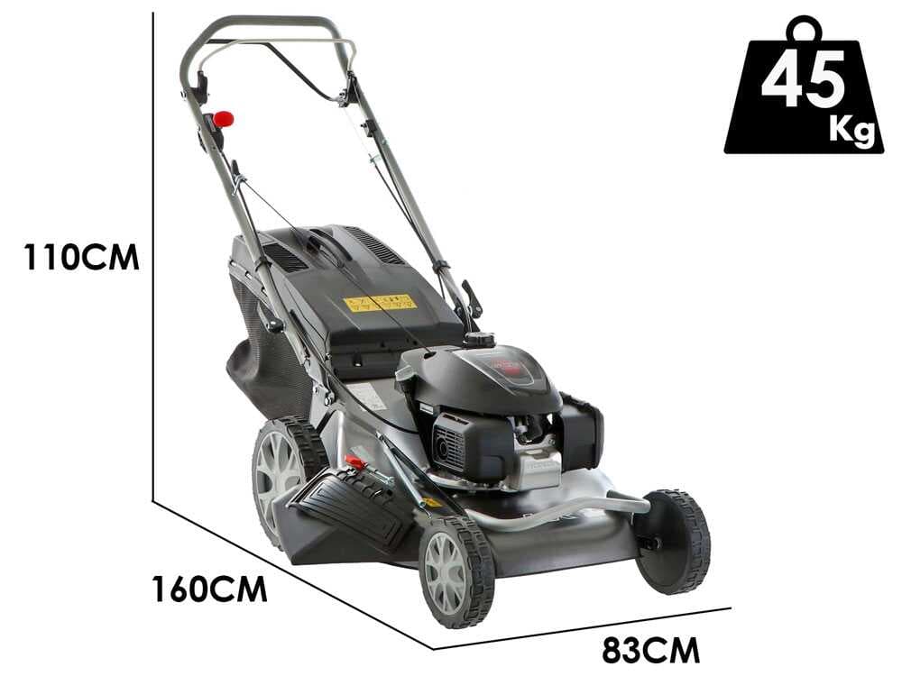 Rasenmäher mit Radantrieb Marina Systems HR 57 SH 3V - 4IN1 - 3 Gänge - Motor Honda GCVx 200