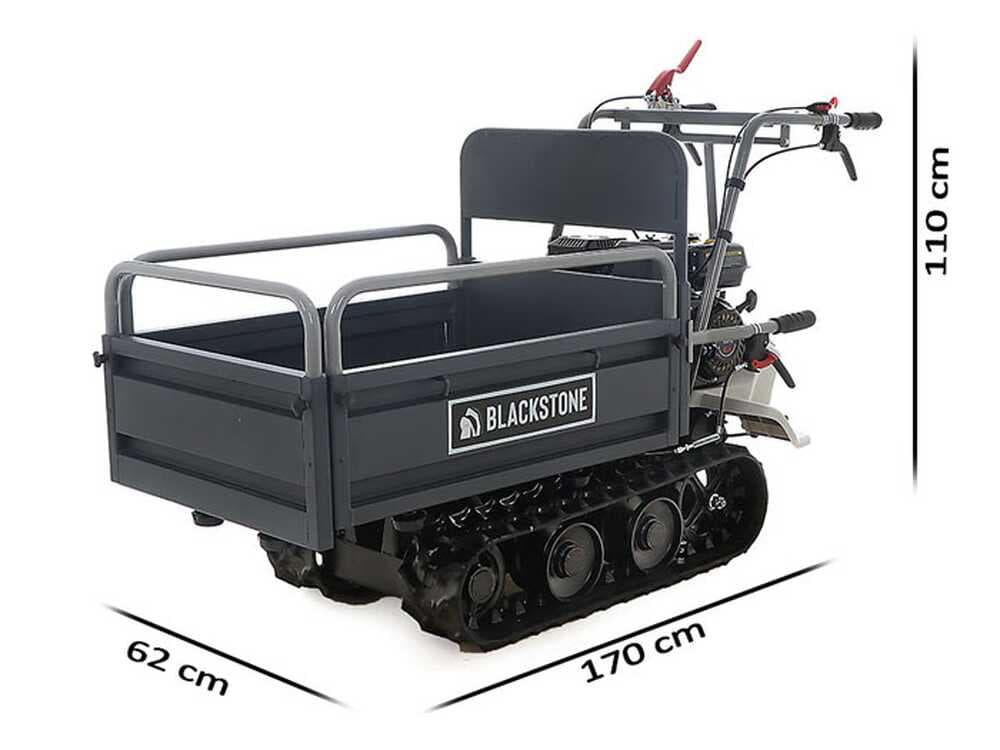 Raupendumper Blackstone TB 3250 E mit ausziehbarer Mulde - Tragfähigkeit 320Kg