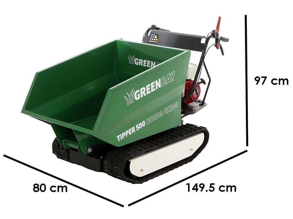 Raupendumper Dumper GreenBay Tipper 500 - Hondamotor GX200