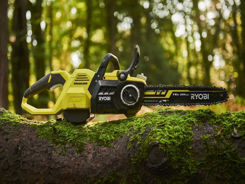 Ryobi RY36CSX35A-150 - Akku-Kettensäge 36V 5Ah - Schwertlänge 35cm