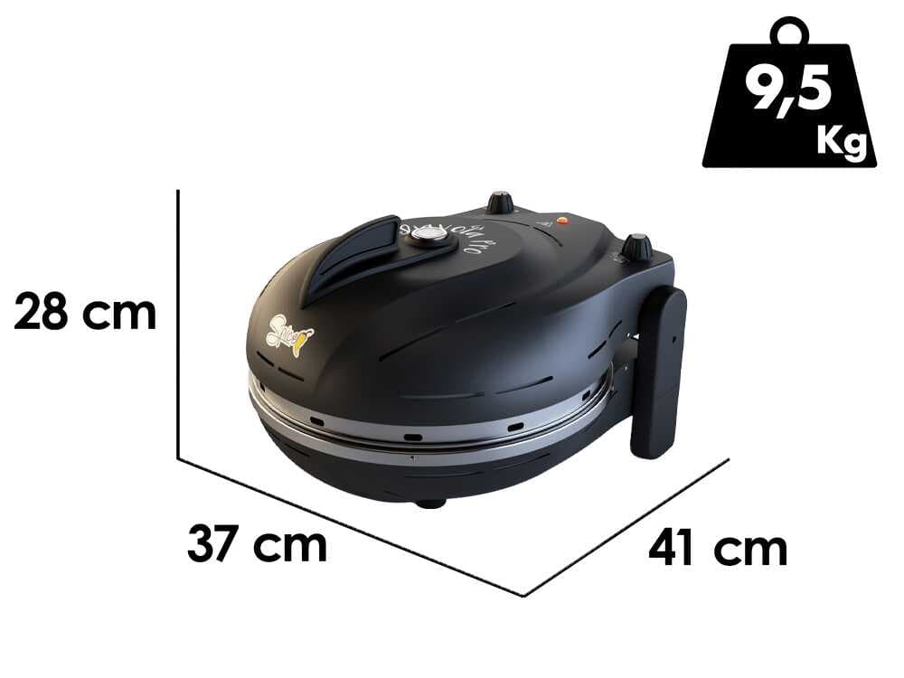 Spice Electronics Diavola Pro V 2.0 schwarz - Pizzaofen - Schamottestein