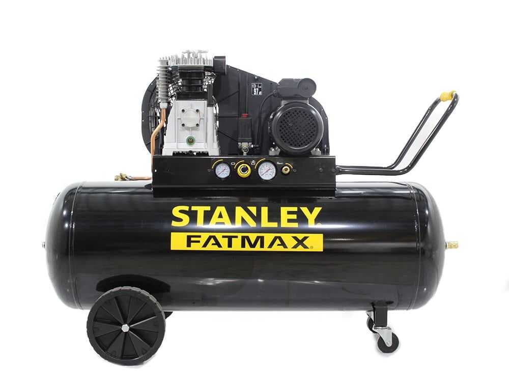 STANLEY B 400/10/200 - 230V-Kompressor mit Riemenantrieb - Motor 3 PS - 200Lt