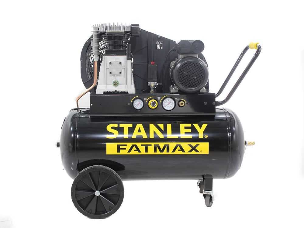 Stanley Fatmax B 400/10/100 - Elektrischer Kompressor mit Riemenantrieb - Motor 3 PS - 100 Lt
